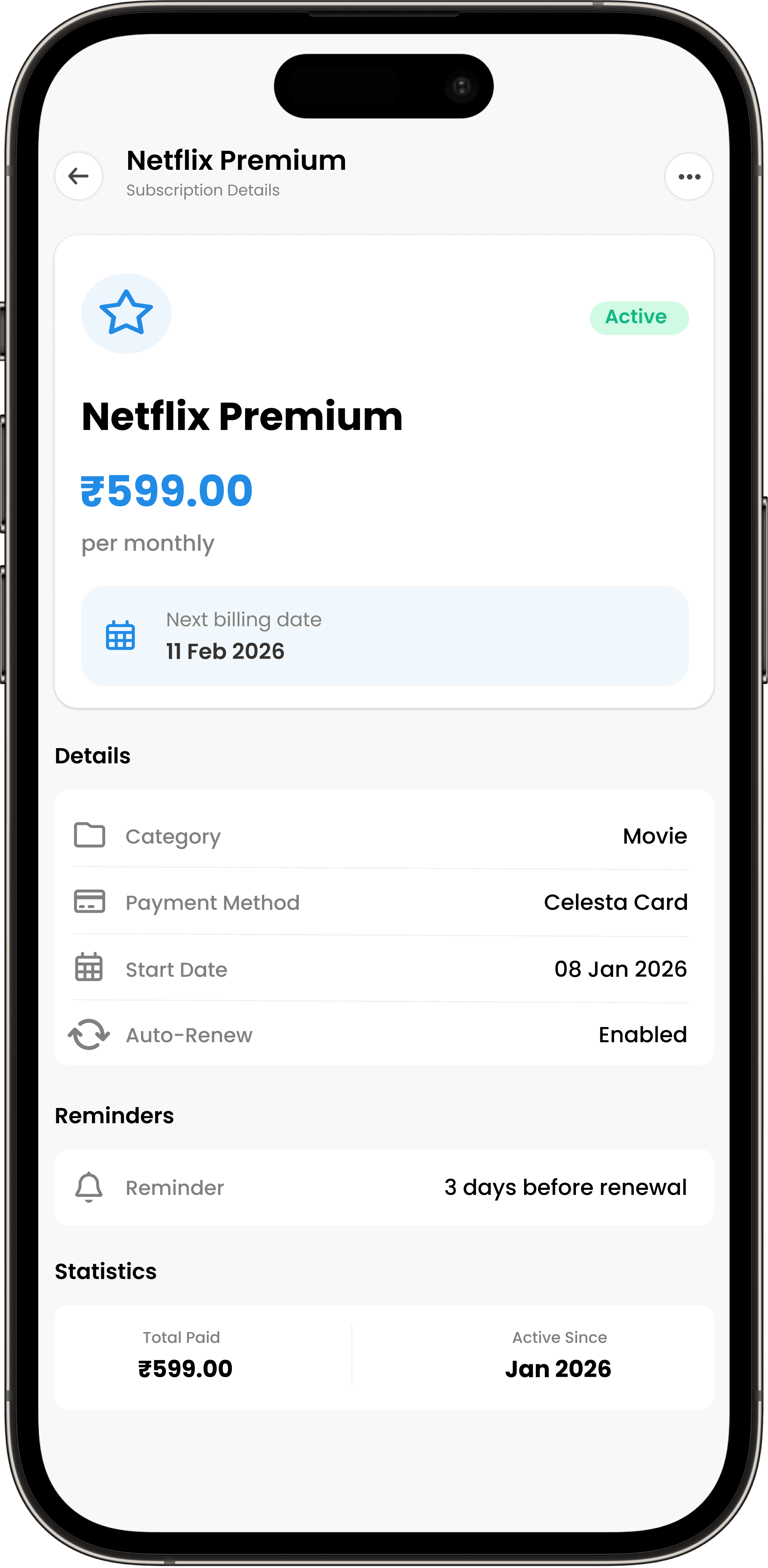 nexpenz subscription overview
